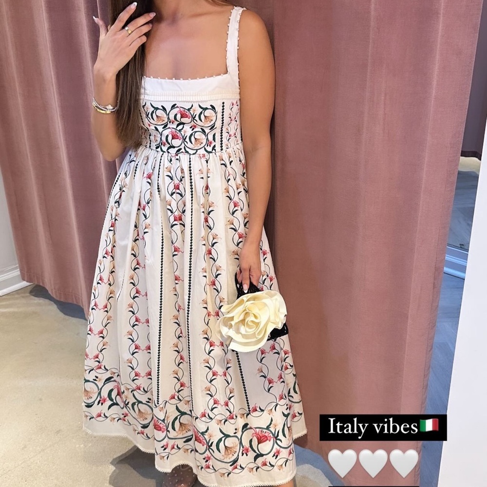 Agua by Agua Bendita Barbara Rocio long midi dress
